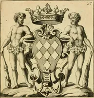 Picture 254 of 279 from Livre de chiffres a double traits, ou l'on trouve les noms & surnoms. : Vtile aux peintres, sculpteurs, graveurs et autres. Dedia Monseigneur le Dauphin (1685), leaf 228