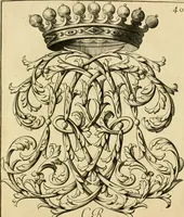 Picture 268 of 279 from Livre de chiffres a double traits, ou l'on trouve les noms & surnoms. : Vtile aux peintres, sculpteurs, graveurs et autres. Dedia Monseigneur le Dauphin (1685), leaf 256