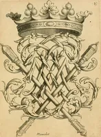 Picture 16 of 279 from Livre de chiffres a double traits, ou l'on trouve les noms & surnoms. : Vtile aux peintres, sculpteurs, graveurs et autres. Dedia Monseigneur le Dauphin (1685), leaf 38