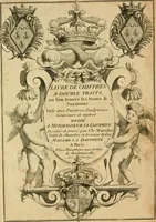 An illustration from Livre de chiffres a double traits, ou l'on trouve les noms & surnoms. : Vtile aux peintres, sculpteurs, graveurs et autres. Dedia Monseigneur le Dauphin (1685)