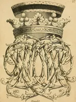 Picture 17 of 279 from Livre de chiffres a double traits, ou l'on trouve les noms & surnoms. : Vtile aux peintres, sculpteurs, graveurs et autres. Dedia Monseigneur le Dauphin (1685), leaf 40