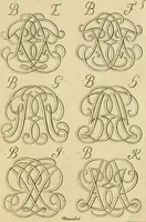Picture 32 of 279 from Livre de chiffres a double traits, ou l'on trouve les noms & surnoms. : Vtile aux peintres, sculpteurs, graveurs et autres. Dedia Monseigneur le Dauphin (1685), leaf 60
