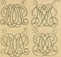 Picture 52 of 279 from Livre de chiffres a double traits, ou l'on trouve les noms & surnoms. : Vtile aux peintres, sculpteurs, graveurs et autres. Dedia Monseigneur le Dauphin (1685), leaf 74