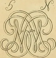 Picture 90 of 279 from Livre de chiffres a double traits, ou l'on trouve les noms & surnoms. : Vtile aux peintres, sculpteurs, graveurs et autres. Dedia Monseigneur le Dauphin (1685), leaf 96