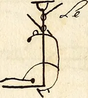An illustration from Livre de danse : manuscript (1700)
