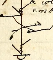 An illustration from Livre de danse : manuscript (1700)