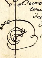 An illustration from Livre de danse : manuscript (1700)