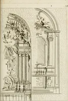 An illustration from Livre de fragments d'architectures, recüeilis et dessinés à Rome d'après les plus beaux monuments (1720)