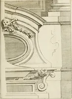 An illustration from Livre de fragments d'architectures, recüeilis et dessinés à Rome d'après les plus beaux monuments (1720)