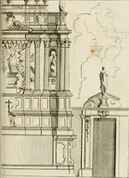 An illustration from Livre de fragments d'architectures, recüeilis et dessinés à Rome d'après les plus beaux monuments (1720)