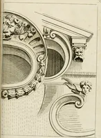 An illustration from Livre de fragments d'architectures, recüeilis et dessinés à Rome d'après les plus beaux monuments (1720)