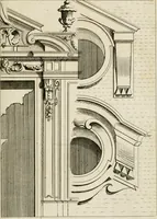 An illustration from Livre de fragments d'architectures, recüeilis et dessinés à Rome d'après les plus beaux monuments (1720)