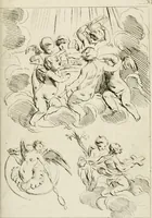 An illustration from Livre de fragments d'architectures, recüeilis et dessinés à Rome d'après les plus beaux monuments (1720)