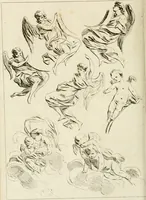 An illustration from Livre de fragments d'architectures, recüeilis et dessinés à Rome d'après les plus beaux monuments (1720)