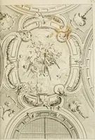An illustration from Livre de fragments d'architectures, recüeilis et dessinés à Rome d'après les plus beaux monuments (1720)