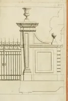 An illustration from Livre de fragments d'architectures, recüeilis et dessinés à Rome d'après les plus beaux monuments (1720)