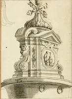 An illustration from Livre de fragments d'architectures, recüeilis et dessinés à Rome d'après les plus beaux monuments (1720)