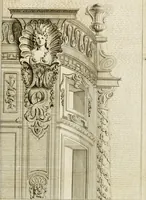An illustration from Livre de fragments d'architectures, recüeilis et dessinés à Rome d'après les plus beaux monuments (1720)
