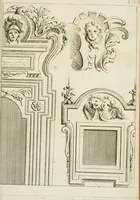 An illustration from Livre de fragments d'architectures, recüeilis et dessinés à Rome d'après les plus beaux monuments (1720)