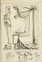 An illustration from Livre de fragments d'architectures, recüeilis et dessinés à Rome d'après les plus beaux monuments (1720)