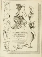 An illustration from Livre de fragments d'architectures, recüeilis et dessinés à Rome d'après les plus beaux monuments (1720)