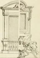 An illustration from Livre de fragments d'architectures, recüeilis et dessinés à Rome d'après les plus beaux monuments (1720)