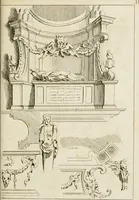 An illustration from Livre de fragments d'architectures, recüeilis et dessinés à Rome d'après les plus beaux monuments (1720)