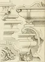 An illustration from Livre de fragments d'architectures, recüeilis et dessinés à Rome d'après les plus beaux monuments (1720)