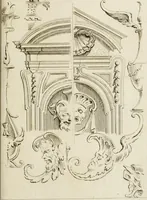 An illustration from Livre de fragments d'architectures, recüeilis et dessinés à Rome d'après les plus beaux monuments (1720)