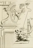 An illustration from Livre de fragments d'architectures, recüeilis et dessinés à Rome d'après les plus beaux monuments (1720)
