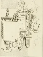 An illustration from Livre de fragments d'architectures, recüeilis et dessinés à Rome d'après les plus beaux monuments (1720)