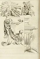 An illustration from Livre de fragments d'architectures, recüeilis et dessinés à Rome d'après les plus beaux monuments (1720)