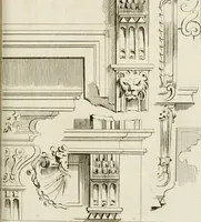 An illustration from Livre de fragments d'architectures, recüeilis et dessinés à Rome d'après les plus beaux monuments (1720)