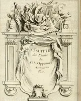 An illustration from Livre de fragments d'architectures, recüeilis et dessinés à Rome d'après les plus beaux monuments (1720)