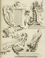 An illustration from Livre de fragments d'architectures, recüeilis et dessinés à Rome d'après les plus beaux monuments (1720)