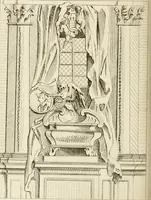 An illustration from Livre de fragments d'architectures, recüeilis et dessinés à Rome d'après les plus beaux monuments (1720)