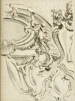 An illustration from Livre de fragments d'architectures, recüeilis et dessinés à Rome d'après les plus beaux monuments (1720)