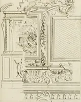 An illustration from Livre de fragments d'architectures, recüeilis et dessinés à Rome d'après les plus beaux monuments (1720)
