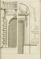 An illustration from Livre de fragments d'architectures, recüeilis et dessinés à Rome d'après les plus beaux monuments (1720)