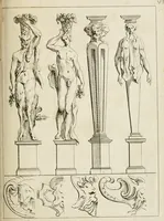 An illustration from Livre de fragments d'architectures, recüeilis et dessinés à Rome d'après les plus beaux monuments (1720)