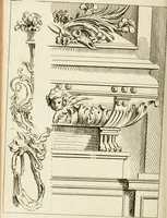 An illustration from Livre de fragments d'architectures, recüeilis et dessinés à Rome d'après les plus beaux monuments (1720)