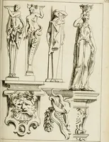 An illustration from Livre de fragments d'architectures, recüeilis et dessinés à Rome d'après les plus beaux monuments (1720)