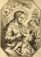 An illustration from Livre de plain chant pour la commnauté de Madame le maire (1698)