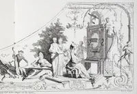 An illustration from Livre de portieres : inventées & gravées à l'eau forte
