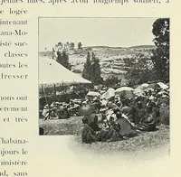 An illustration from Livre d'or de la mission du Lessouto. Soixante-quinze ans de l'histoire d'une tribu Sud-Africaine, 1833-1908 (1912)