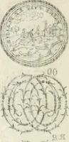 Picture 7 of 150 from Livre nouveau et utile pour toutes sortes d'artistes, et particulierement pour les orfevres, les orlogeurs, les peintres, les graveurs, les brodeurs, &c. : contenant quatre alphabets de chiffres fleuronnez au premier trait avec quantite de devises, d'emblemes et de noeuds d'amour : avec une table exacte pour trouver en général tous les noms et surnoms entrelassez (1690), leaf 13