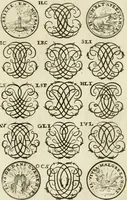 Picture 37 of 150 from Livre nouveau et utile pour toutes sortes d'artistes, et particulierement pour les orfevres, les orlogeurs, les peintres, les graveurs, les brodeurs, &c. : contenant quatre alphabets de chiffres fleuronnez au premier trait avec quantite de devises, d'emblemes et de noeuds d'amour : avec une table exacte pour trouver en général tous les noms et surnoms entrelassez (1690), leaf 56