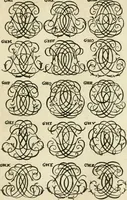 Picture 48 of 150 from Livre nouveau et utile pour toutes sortes d'artistes, et particulierement pour les orfevres, les orlogeurs, les peintres, les graveurs, les brodeurs, &c. : contenant quatre alphabets de chiffres fleuronnez au premier trait avec quantite de devises, d'emblemes et de noeuds d'amour : avec une table exacte pour trouver en général tous les noms et surnoms entrelassez (1690), leaf 82