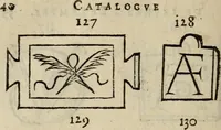 An illustration from Catalogue de livres d'estampes et de figures en taille-douce : avec un denombrement des pieces qui y sont contenuës (1672)