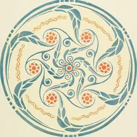 An illustration from Éléments de composition décorative; cent thêmes de décoration plane (1912)